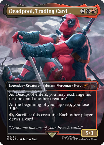 Secret Lair x Deadpool No Foil