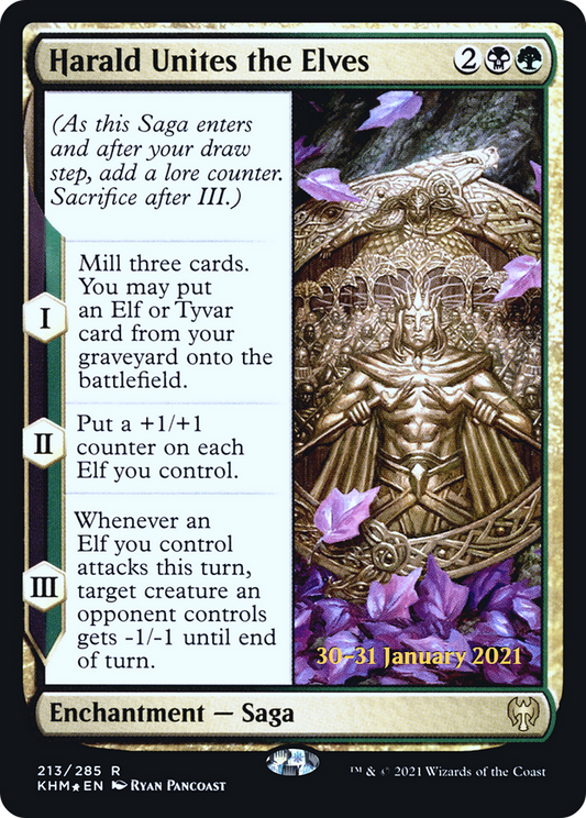 Harald Unites the Elves Foil