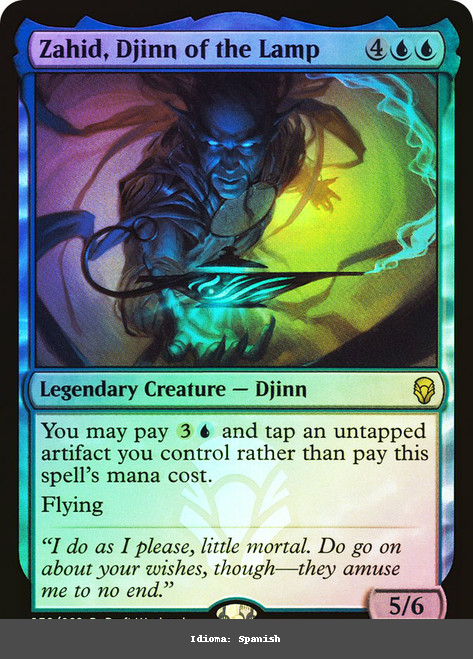 Zahid, Djinn of the Lamp - Regular - Spanish