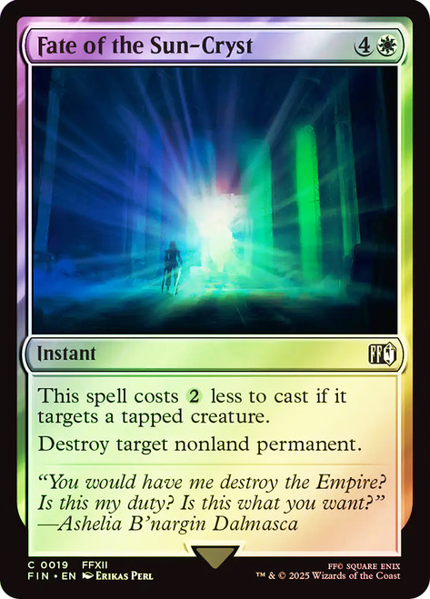 Fate of the Sun-Cryst - Foil