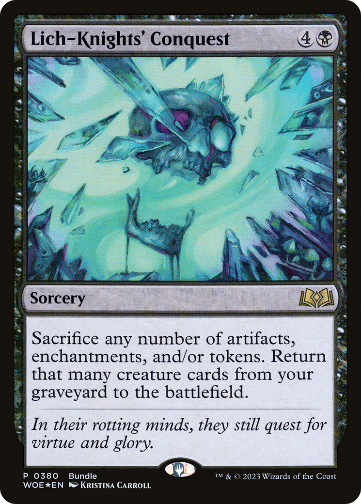 Lich-Knights' Conquest Foil