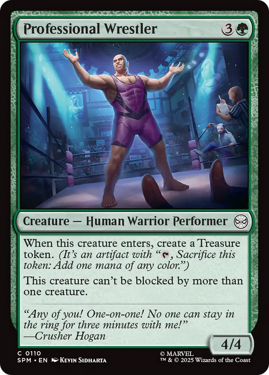 Professional Wrestler Foil