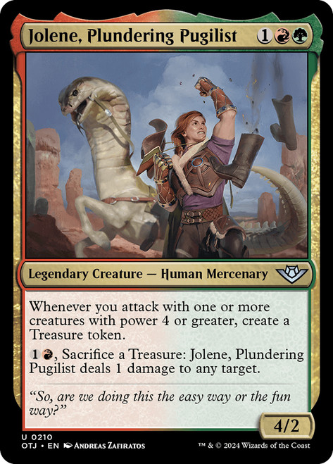 Jolene, Plundering Pugilist - Regular