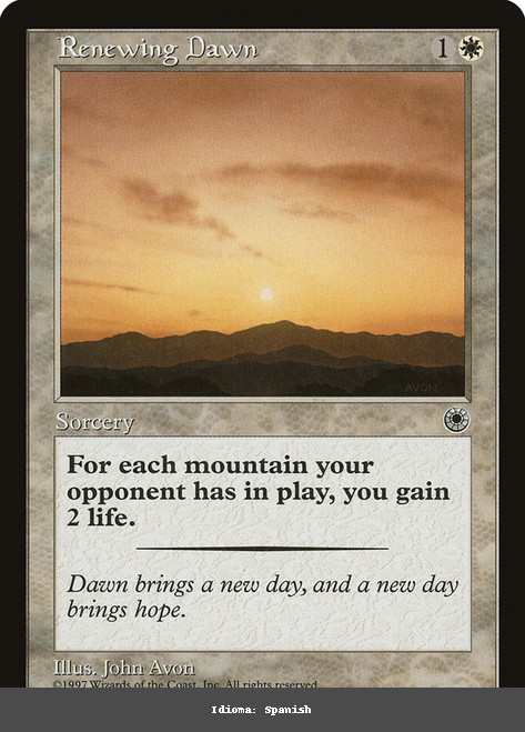 Renewing Dawn - Regular - Spanish
