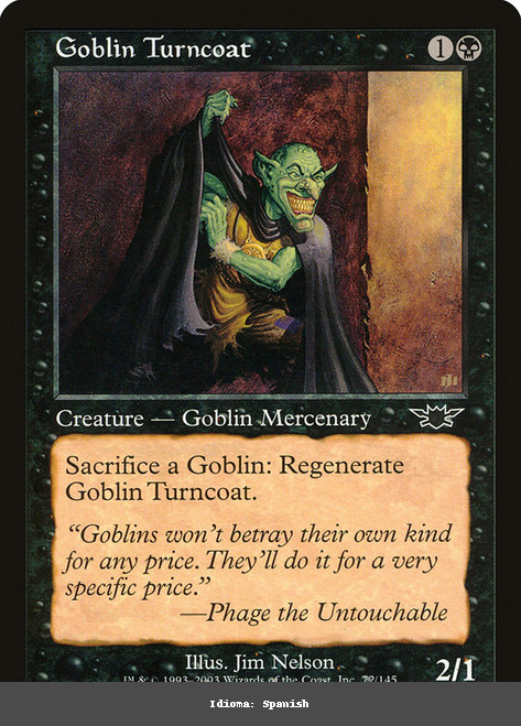 Goblin Turncoat - Regular - Spanish