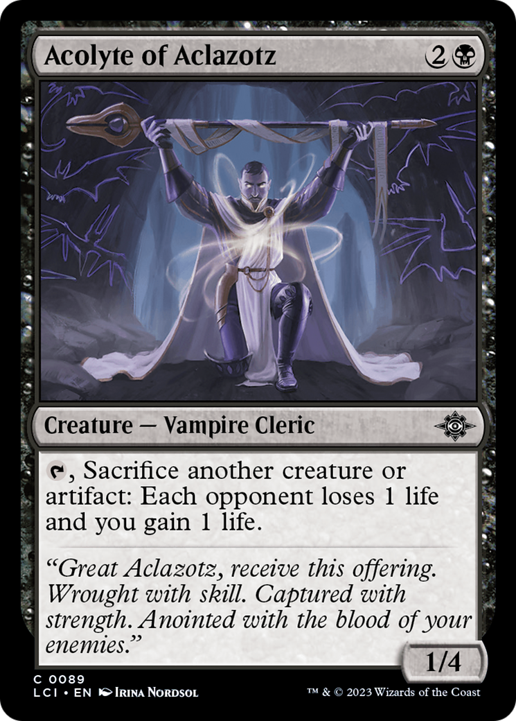 Acolyte of Aclazotz Foil