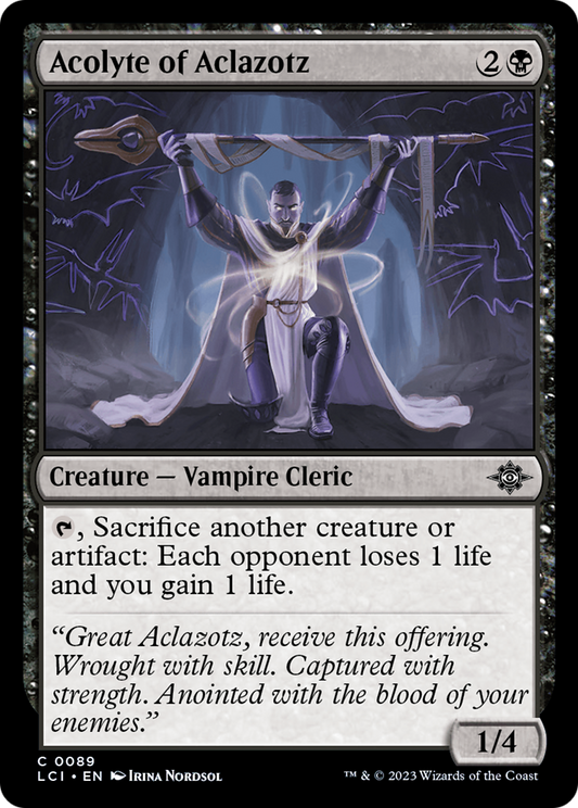 Acolyte of Aclazotz Foil