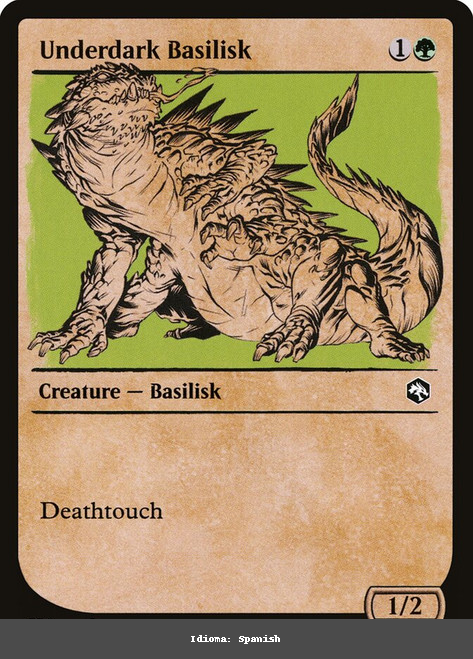 Underdark Basilisk - Showcase - Spanish