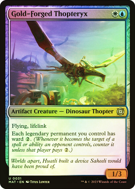 Gold-Forged Thopteryx - Regular