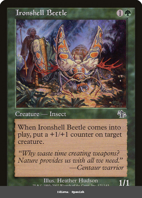 Ironshell Beetle - Regular - Spanish