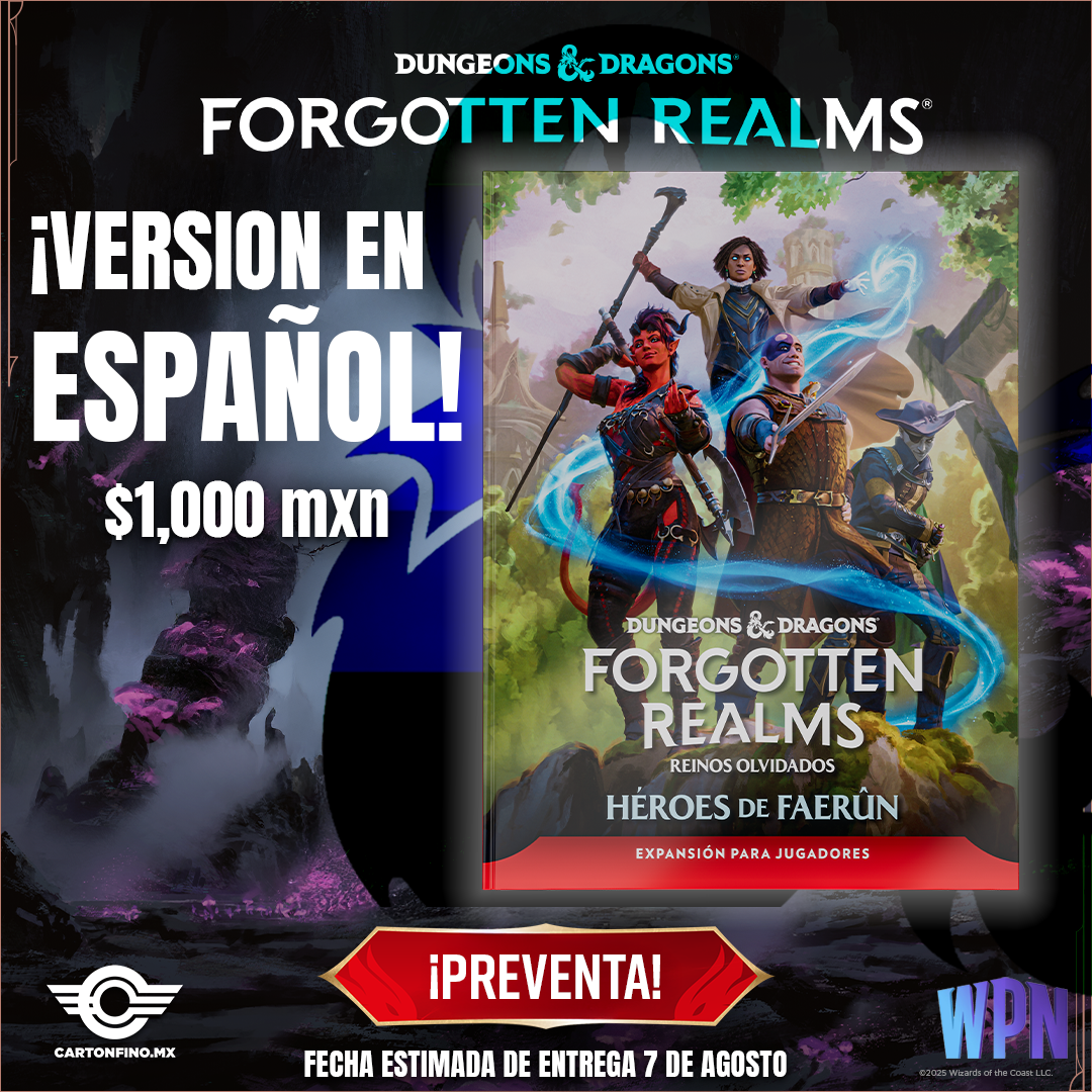 PREVENTA D&D 5ª Edición: Reinos Olvidados – Heroes de Faerun (Español)