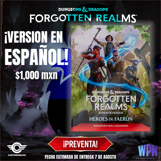 PREVENTA D&D 5ª Edición: Reinos Olvidados – Heroes de Faerun (Español)