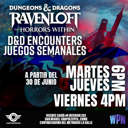 Pase de Evento: D&D Ravenloft The Horrors Within Juego Semanal