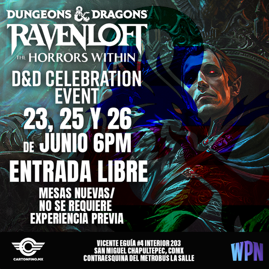 Pase de Evento: D&D Ravenloft The Horrors Within Celebration