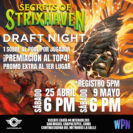 Pase de Evento: Draft Night Secrets of Strixhaven
