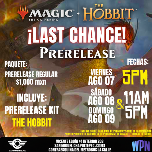 Last Chance: The Hobbit: Prerelease Regular