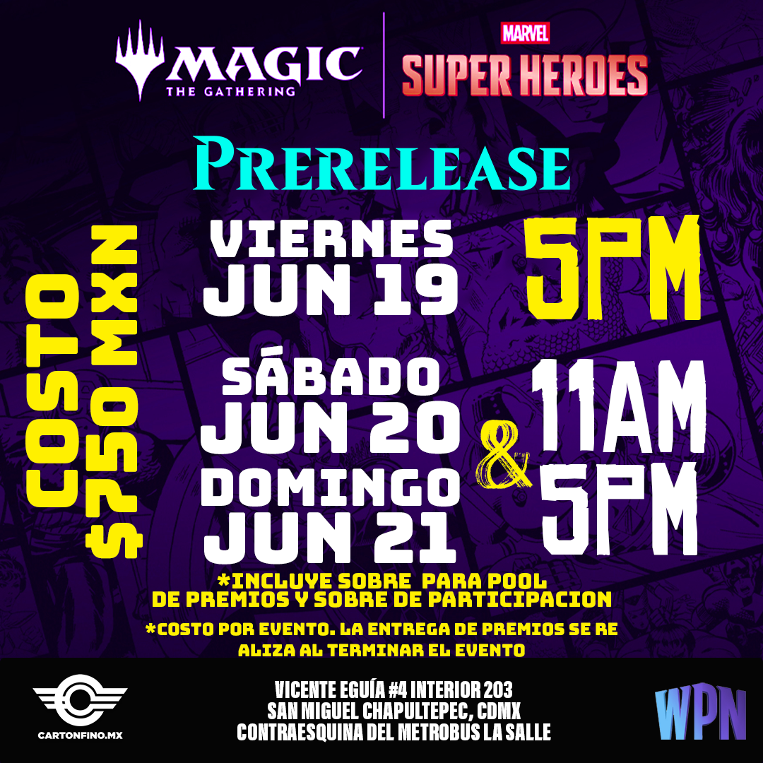 Pase de Evento: Marvel Super Heroes Prerelease