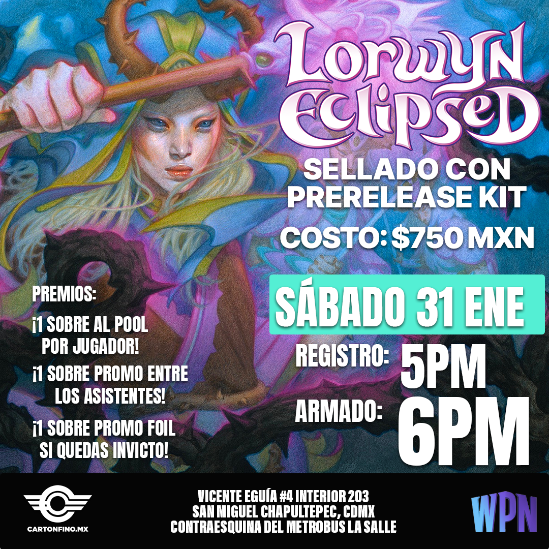 Pase de Evento: Lorwyn Eclipsed Sellado con Prerelease Kit