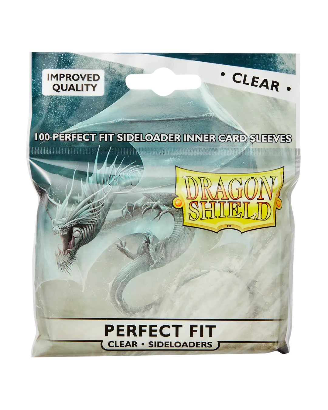 100 Micas Dragon Shield Clear - Sideloading Perfect Fit Sleeves