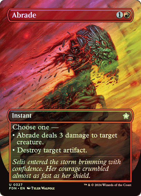 Abrade - (Borderless) - Foil