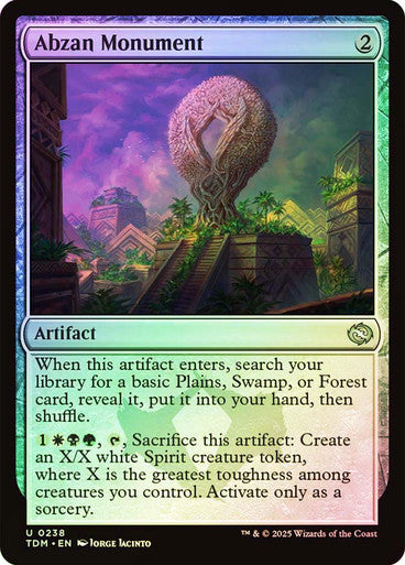Abzan Monument Foil
