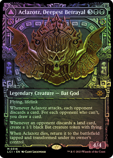 Aclazotz, Deepest Betrayal // Temple of the Dead (Showcase) Foil