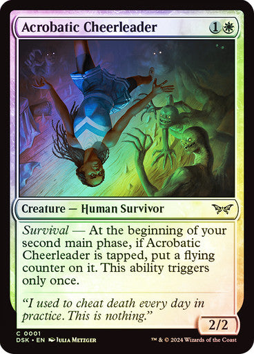 Acrobatic Cheerleader Foil