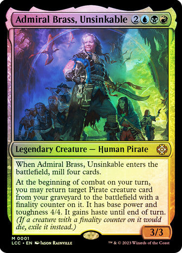 Admiral Brass, Unsinkable Foil