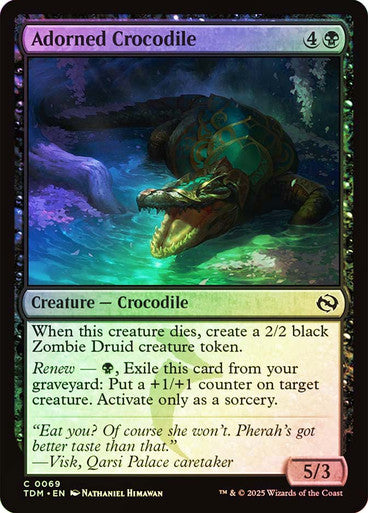 Adorned Crocodile Foil