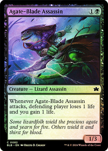 Agate-Blade Assassin Foil