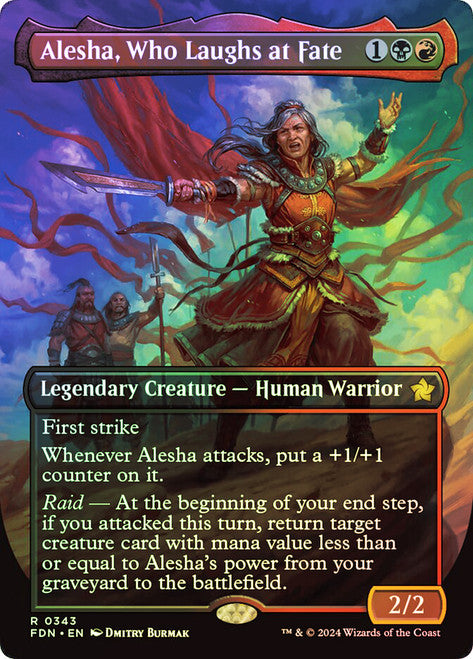 Alesha, Who Laughs at Fate - (Borderless) - Foil