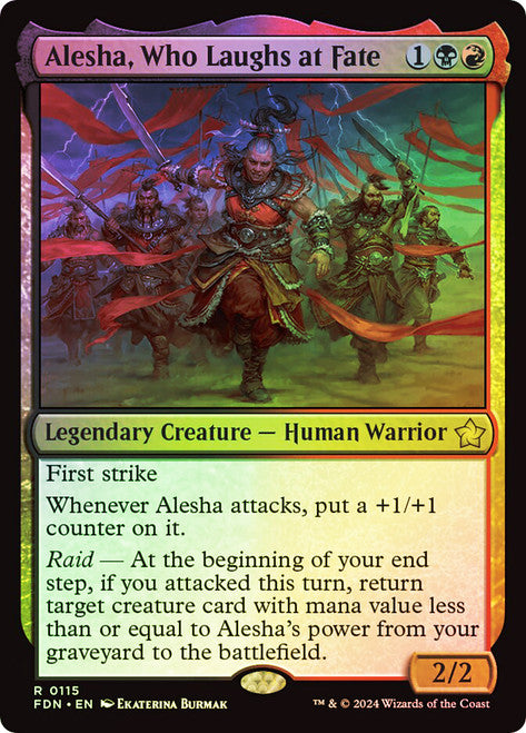 Alesha, Who Laughs at Fate - Foil