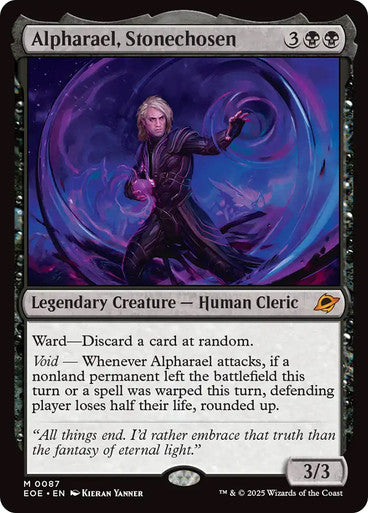 Alpharael, Stonechosen