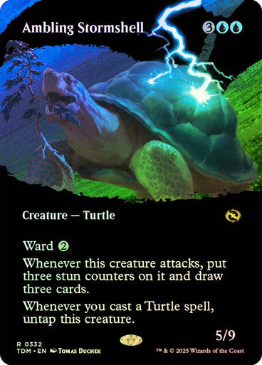 Ambling Stormshell (Borderless) Foil