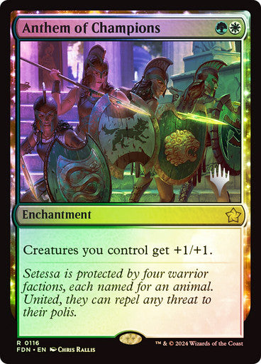 Anthem of Champions (Promo Pack) Foil