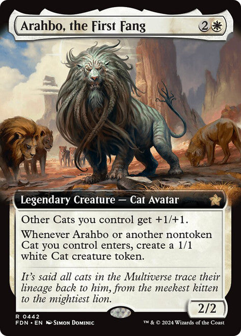 Arahbo, the First Fang - (Extended Art)