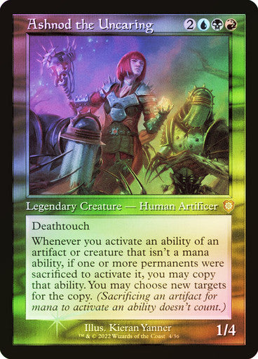 Ashnod the Uncaring (Retro Frame) Foil