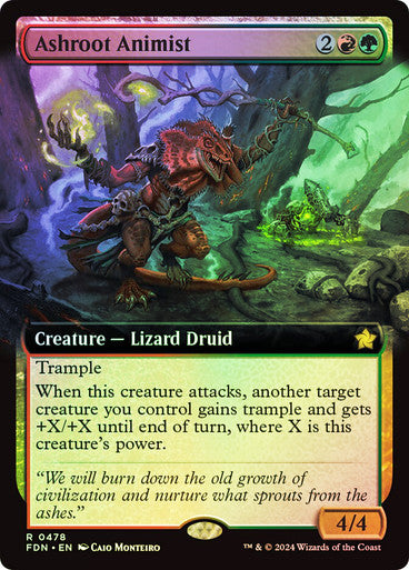Ashroot Animist (Extended Art) Foil
