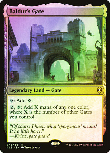 Baldur's Gate Foil