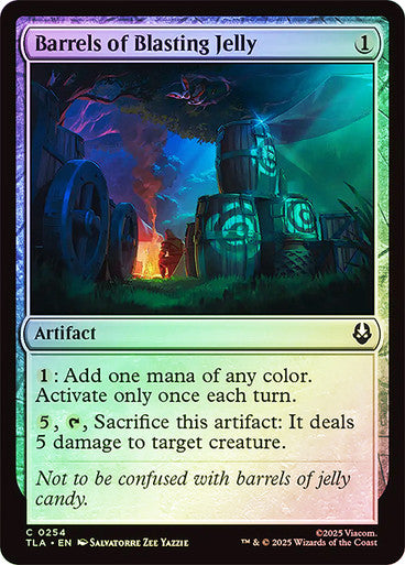 Barrels of Blasting Jelly Foil