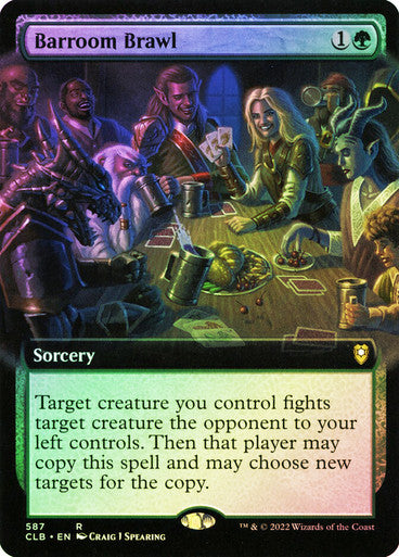 Barroom Brawl (Extended Art) Foil
