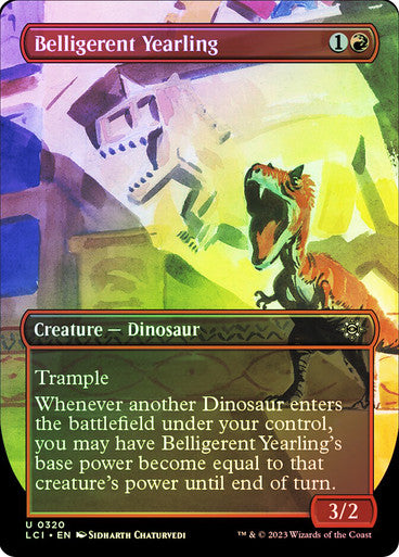 Belligerent Yearling (Borderless) Foil