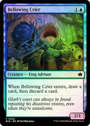 Bellowing Crier Foil