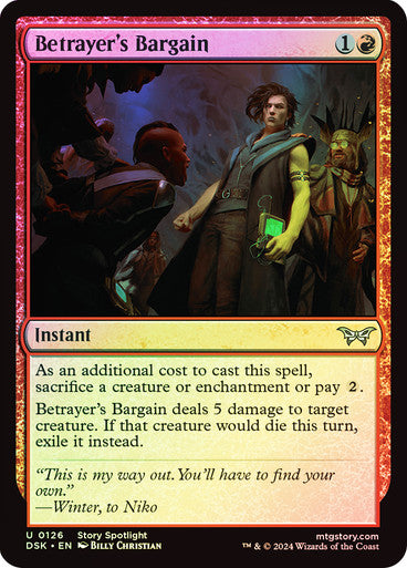 Betrayer's Bargain Foil