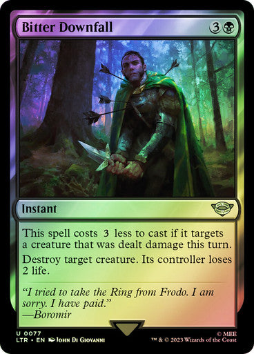 Bitter Downfall Foil