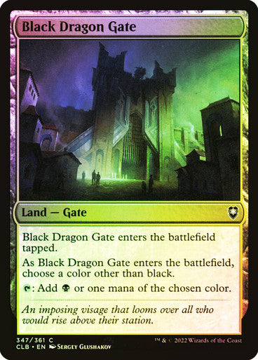 Black Dragon Gate Foil