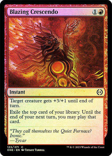 Blazing Crescendo Foil