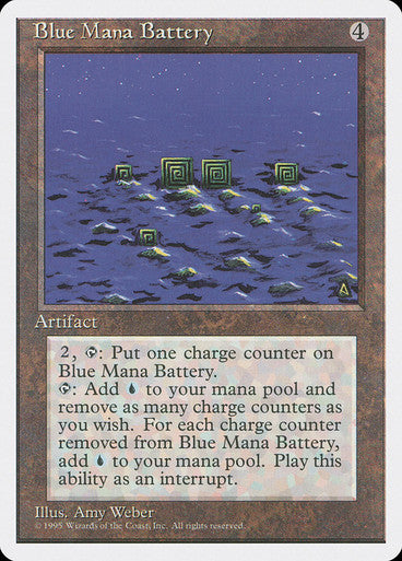 Blue Mana Battery (French)