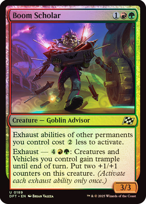 Boom Scholar - Foil