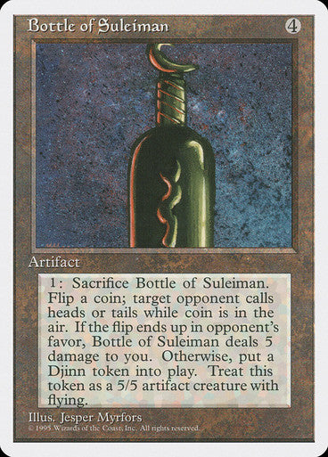 Bottle of Suleiman (French)